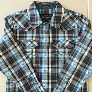 Cody James boys western shirt